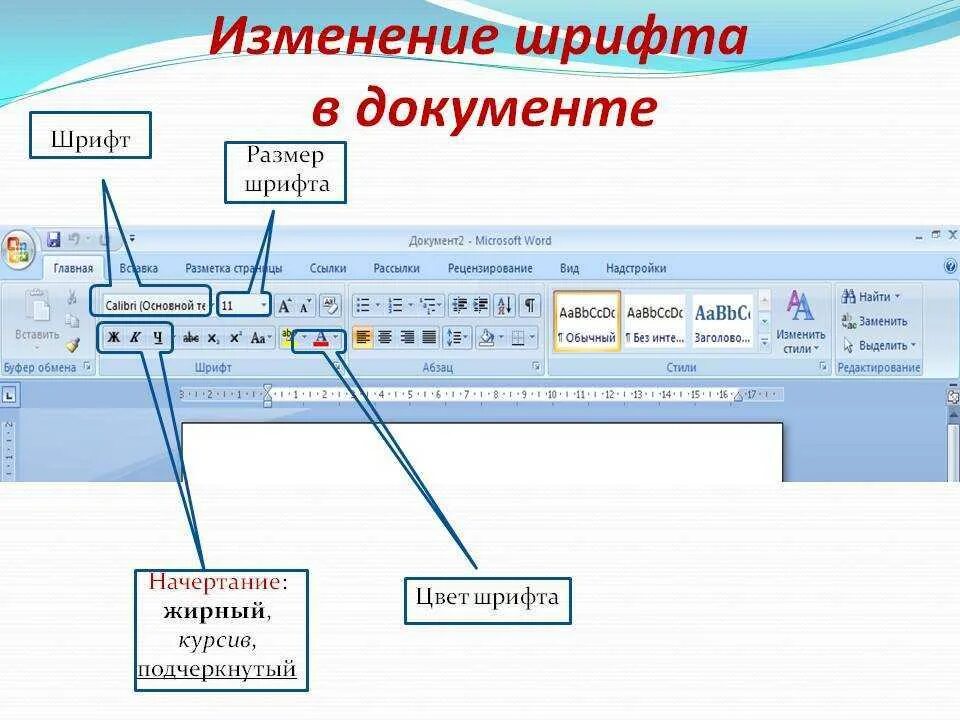 В некотором текстовом редакторе используется только шрифт