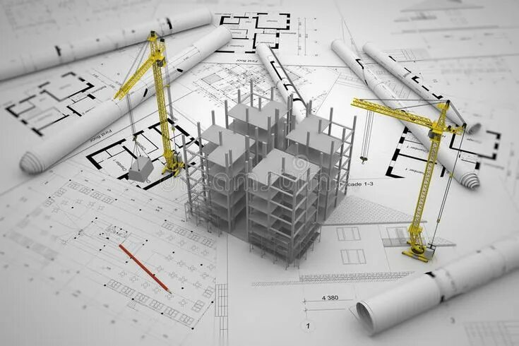 Building design concept stock illustration. Illustration of engineering - 235668