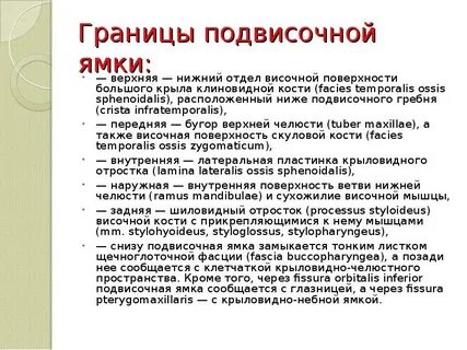 Какие отверстия открываются в подвисочную ямку