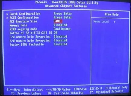 Bios size