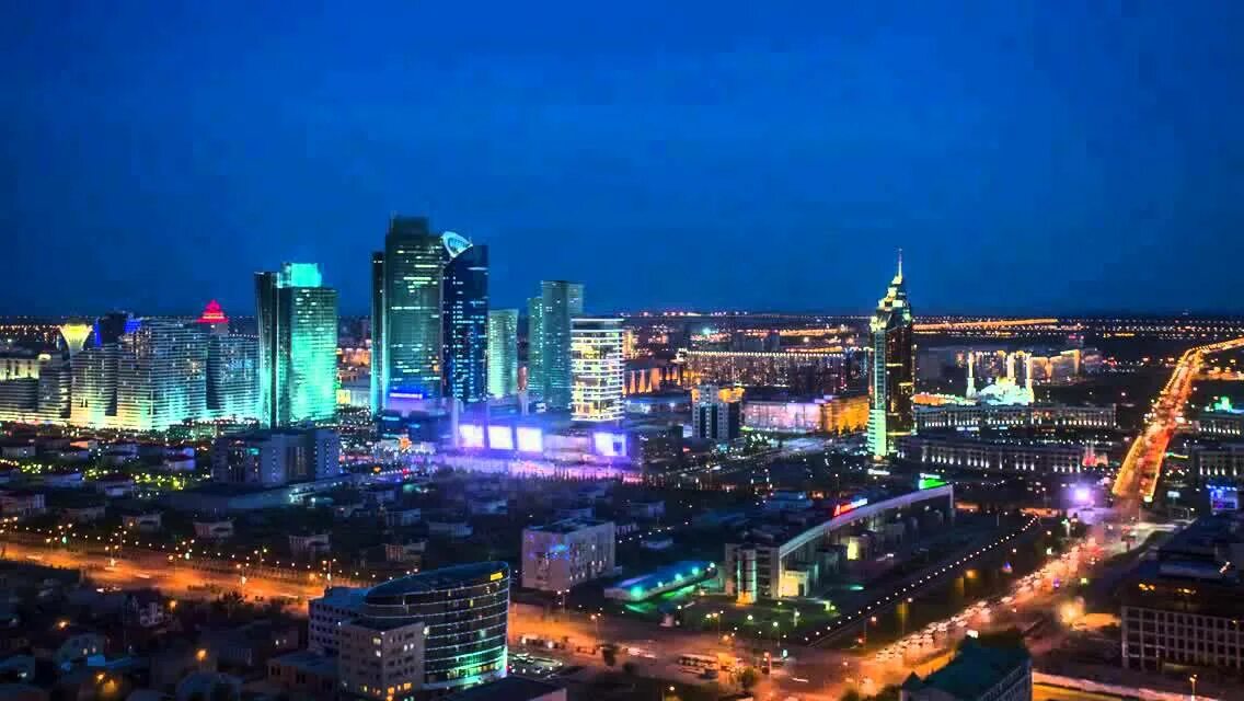 Столица казахстана азербайджан. Астана столица Казахстана. Столица Казахстана ночью. Астана 2014. Ночная Астана видео.