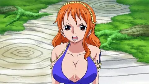 Nami in dress Breast Expansion Jutsu! 