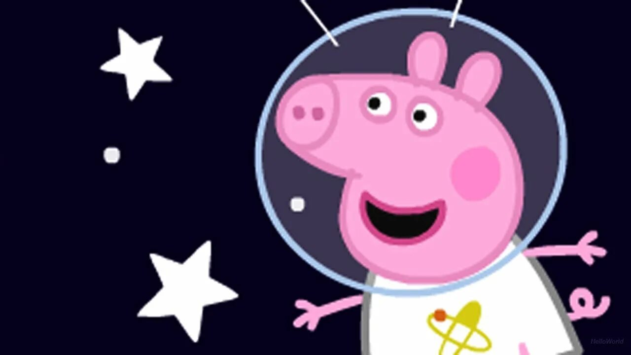 Peppa pig game space
