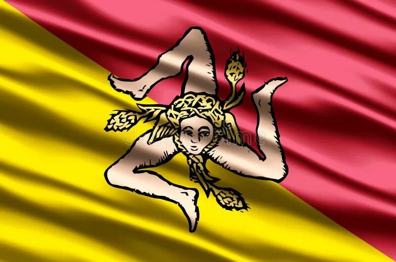 Флаг острова сицилия. Флаг сицилии. Королевство сицилия флаг ноги. Тринакрия герб сицилии. Флаг сицилии фото.