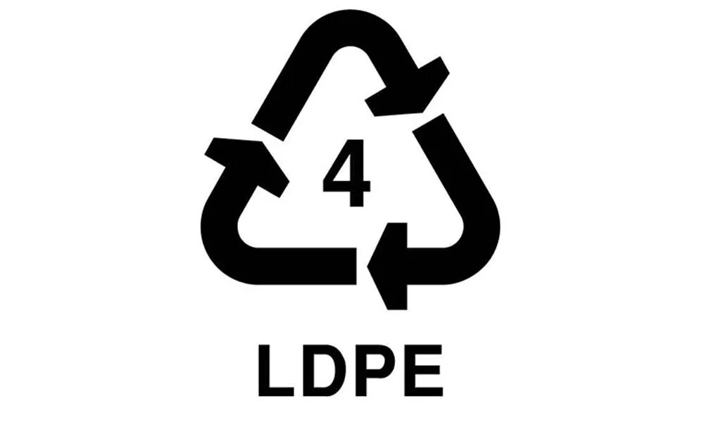 LDPE 4 значок. Ldpe это