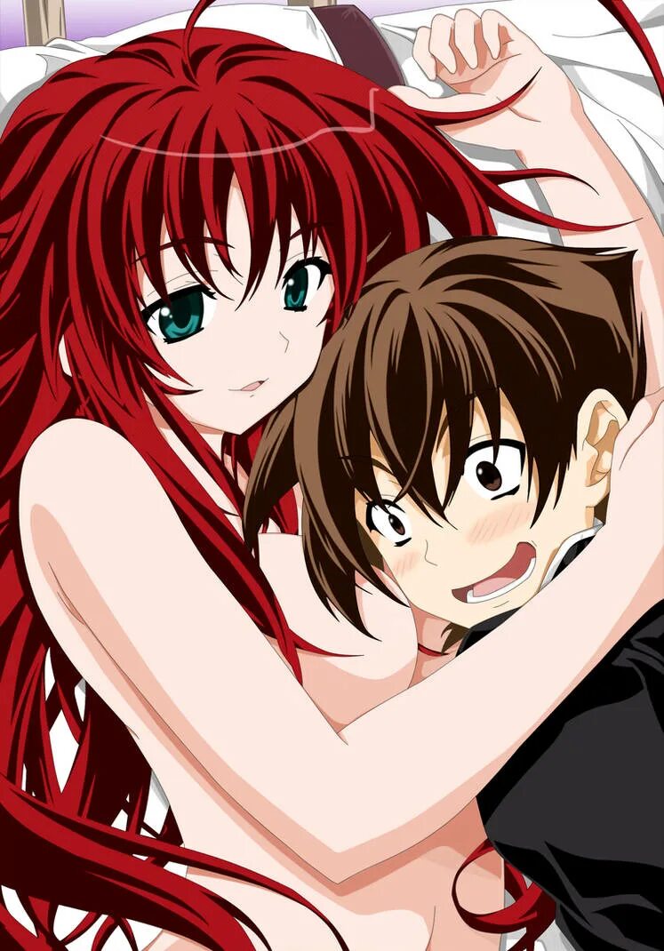 Иссей хёдо 18. High School DXD («старшая школа DXD», 2012). Риас Гремори и Иссей. Rias x