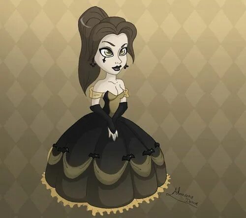 Готический Дисней. Бэлль Стар. Gothic Belle Princess. Belle Disney Dark Mirror. Белль стар