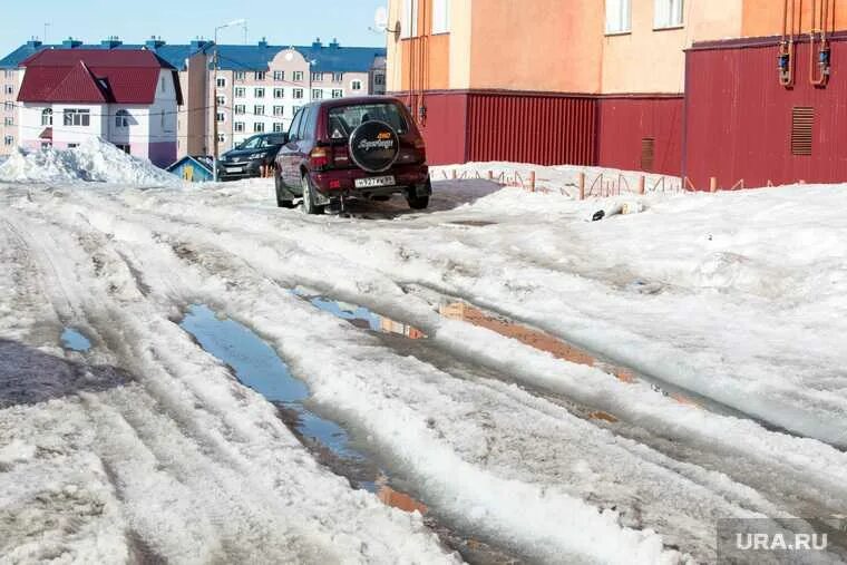 Салехард снег