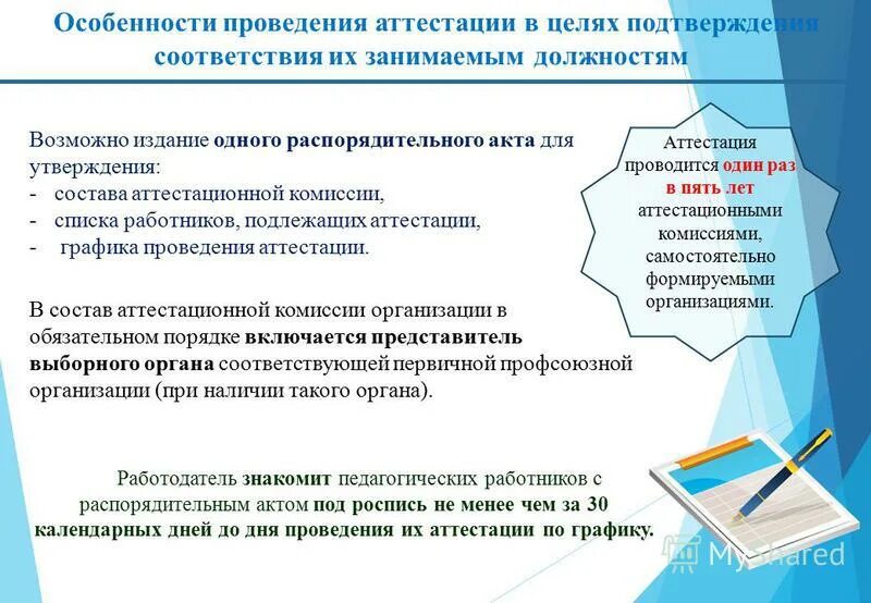 график аттестации педагогов на соответствие занимаемой должности. должности педагогических работников занятых в сфере образования. 2014г 276 применяется к. специфика проведения аттестации персонала. особенности проведения аттестации педагогических работников.