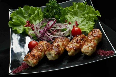 Кебаб с овощами в духовке
