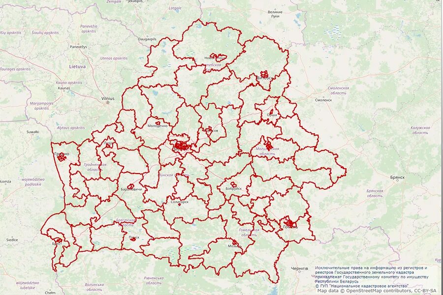 Карта зкп рб. Кадастровая карта беларуси. беларусь изменение границ. 0 рб.
