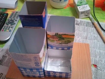 Что можно сделать из под коробки сока