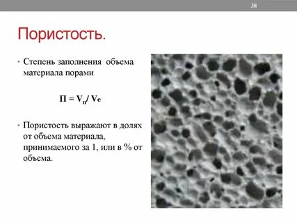 Пористость породы это