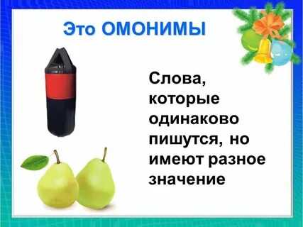 Пишется и звучит одинаково но имеет