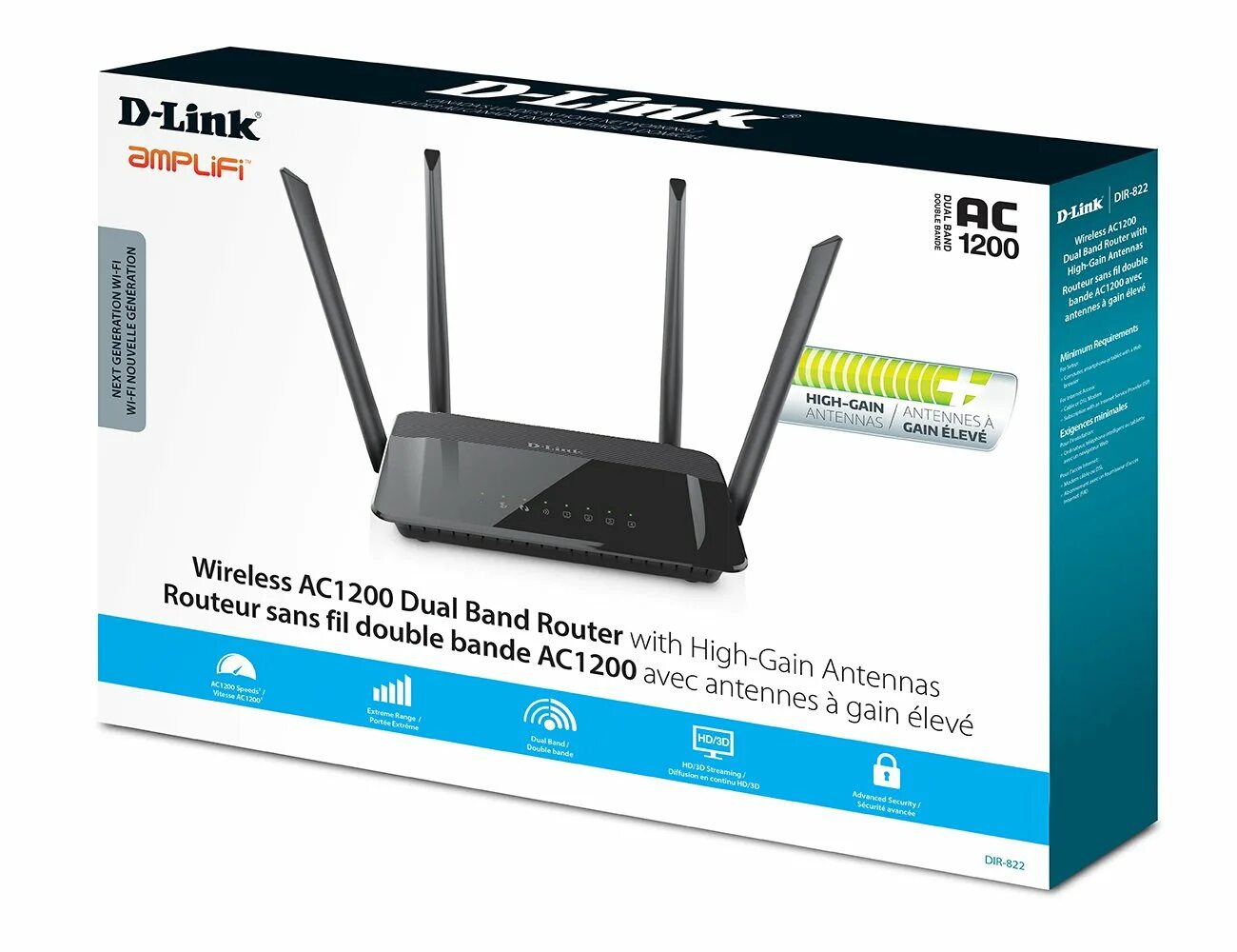 Tp link high gain. Wi-Fi роутер d-link dir-822. D link Wireless ac1200 Dual Band Router. Роутер Дир 822. Wi-Fi роутер d-link 822.