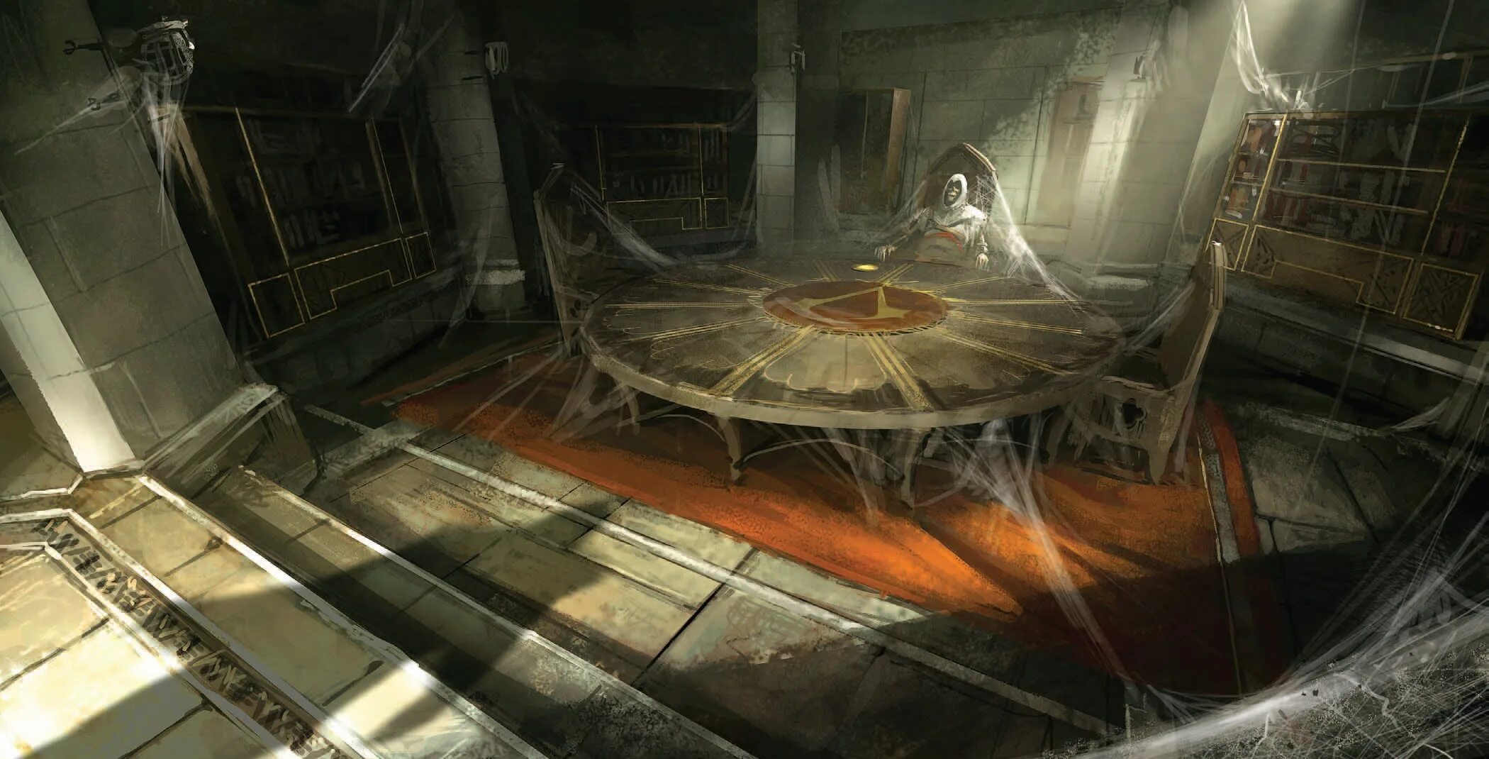 Assassin’s creed 2008 pc. Assassin's creed 2008. Альтаир ибн ла-ахад скелет. Assassin creed библиотека. Ассасин creed 2008.