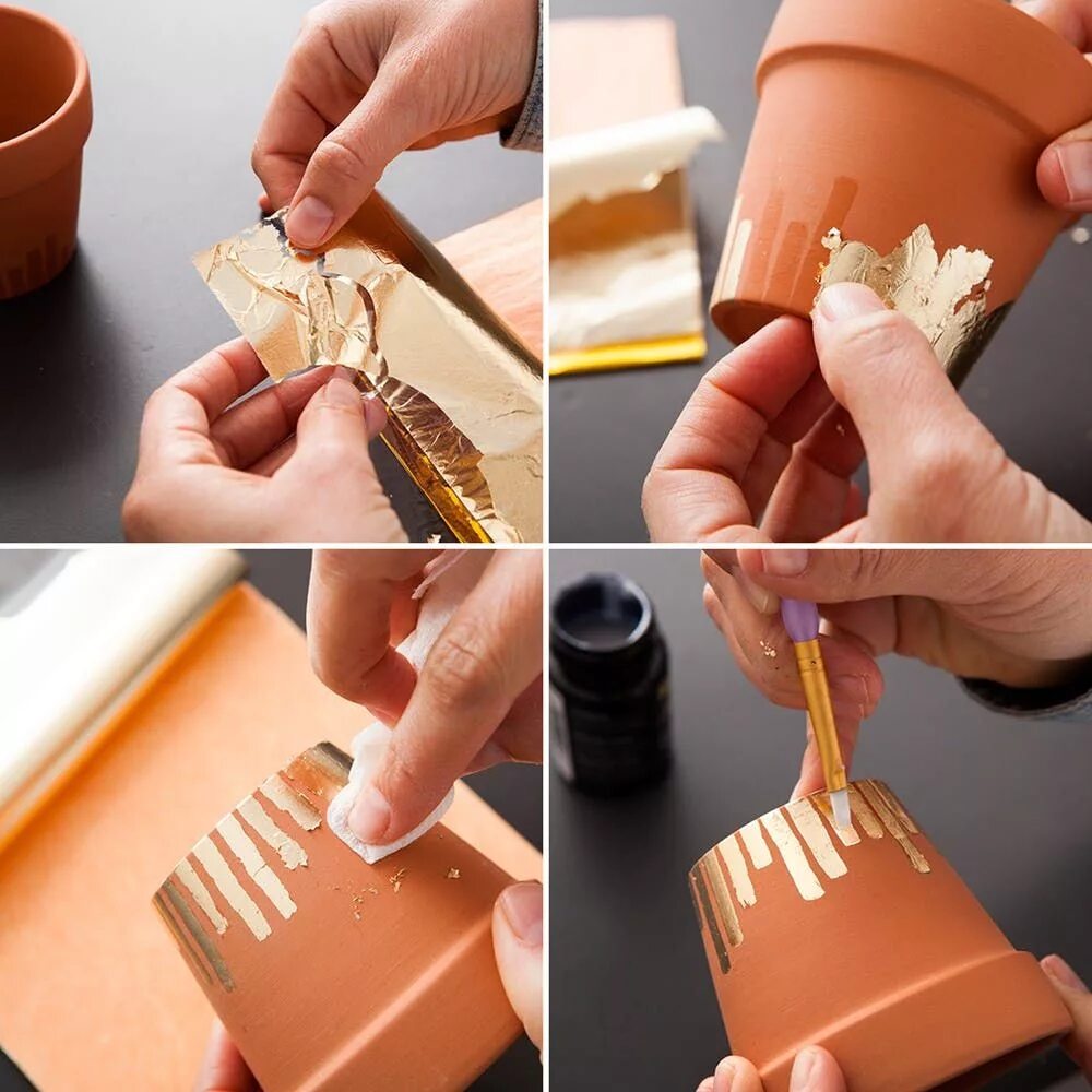 Как покрасить глину. Как покрасить глину. Расписные горшки для цветов. Как покрасить глину. Перекраска глиняных горшков.