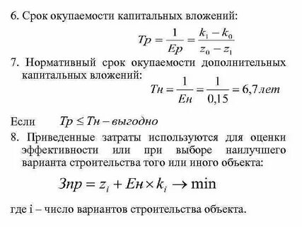 Срок амортизации срок окупаемости