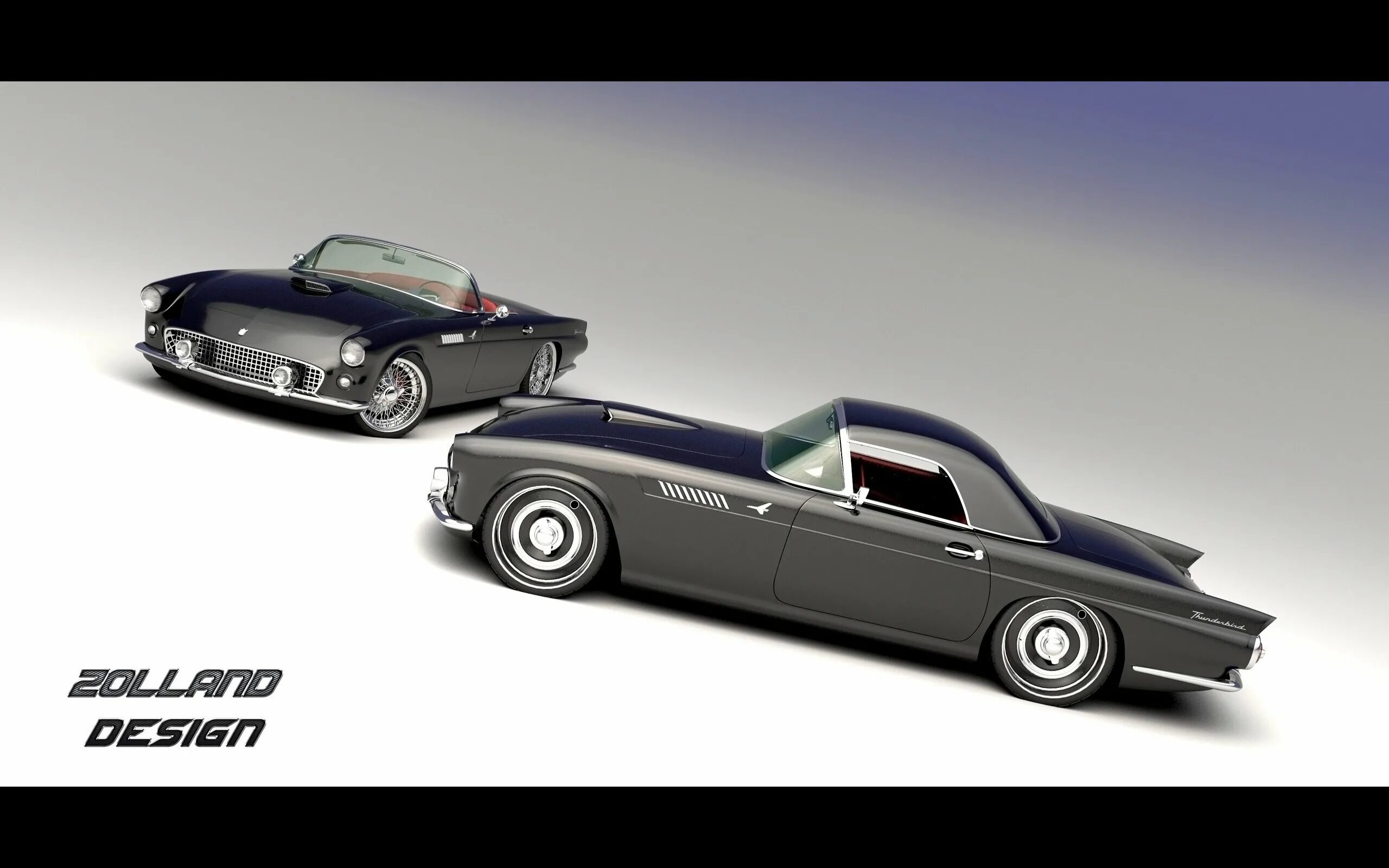Custom version. Zolland design ford thunderbird. ford thunderbird 1955 tuning. ford thunderbird custom. ford 1955 tuning.