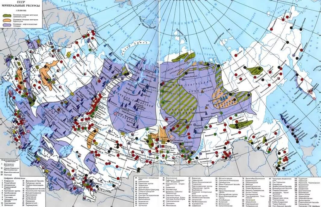 Крупные месторождения ископаемых в россии. Карта ресурсов России полезных ископаемых. Карта месторождений полезных ископаемых России. Карта месторождений полезных ископаемых СССР. Полезные ископаемые СССР карта.