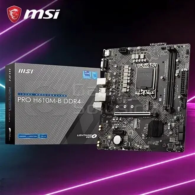 Ddr 4 pro. Msi pro h610m-e установка радиаторов.