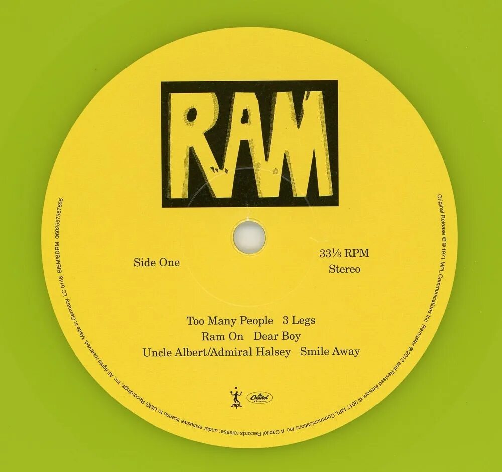 Paul MCCARTNEY 1971. Paul Linda MCCARTNEY Ram 1971. Paul MCCARTNEY "Ram (LP)". Ram album Paul MCCARTNEY 1971.