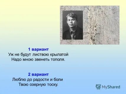 Уж не будут листвою