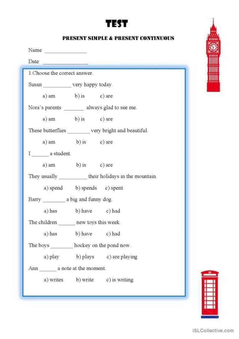 Test present continuous past continuous. Present simple present Continuous тест. Ответы на тест по английскому языку present simple. Тесты на английском языке present simple и present Continuous. Present simple present Continuous тест с ответами.