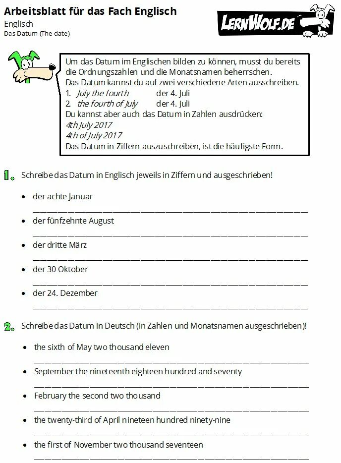Das datum