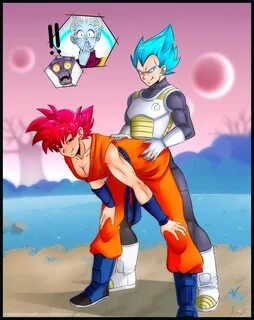 Goku and vegeta rule 34