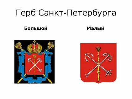 Какой герб у санкт петербурга