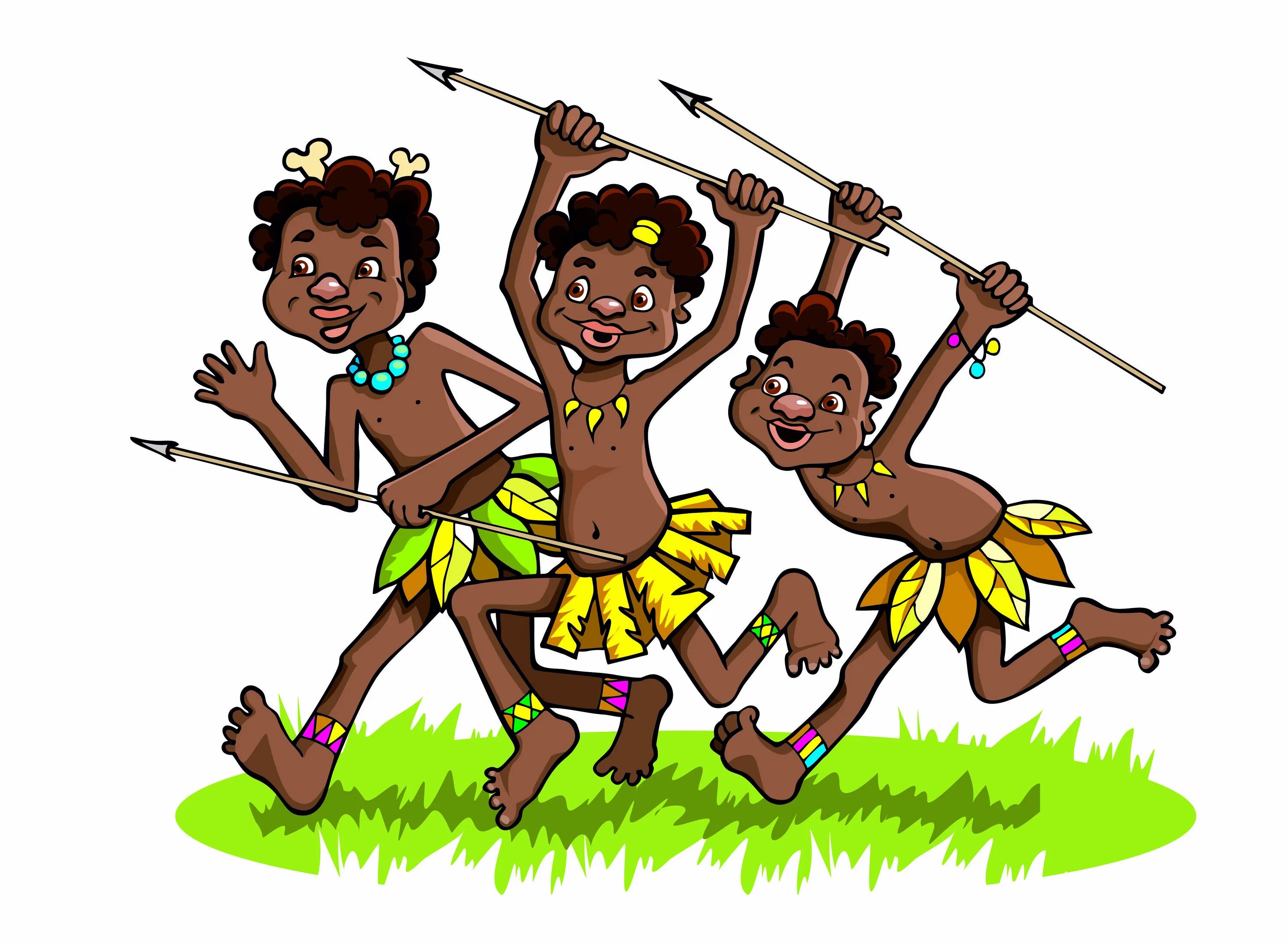 Папуас рисунок. Абориген мультяшный. Аборигены мультяшные.