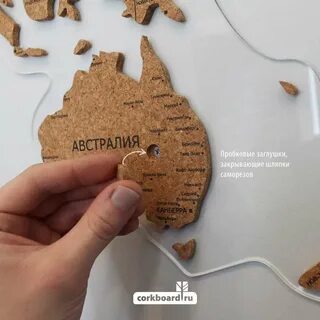 Карта пробки стену