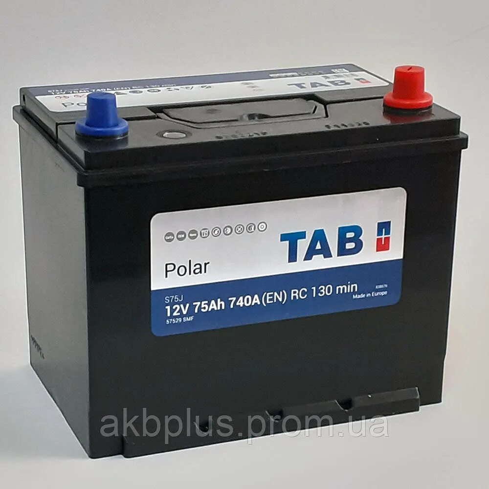 Tab Polar Asia 65ач. Таб Полар 75. Аккумулятор таб 75 ампер. Аккумулятор Tab EFB Polar Asia 75 Ач, обратный. Аккумулятор 12v 75ah