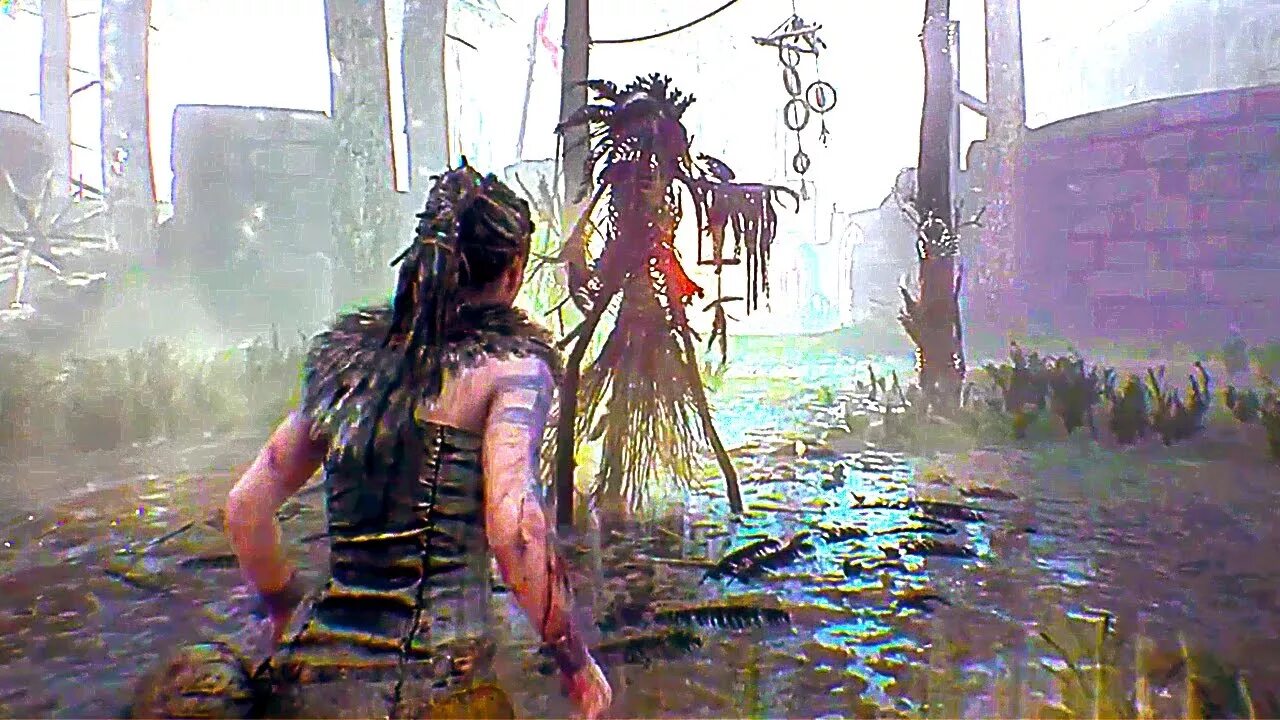 Hellblade 2 как убрать полосы. Hellblade senua s sacrifice геймплей. хеллблейд сенуа сакрифайс геймплей.