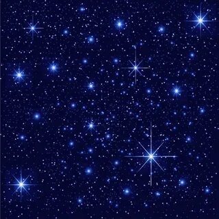 Звезды усеивают темное небо и блестят
