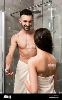 Showering with girlfriend