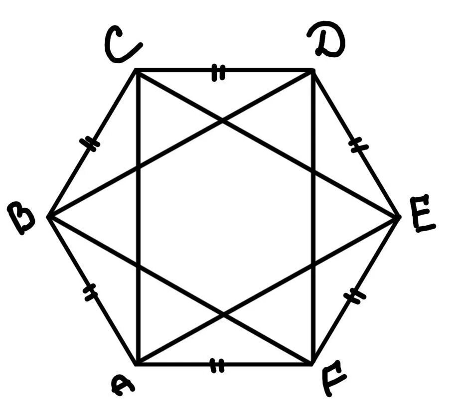 Вершина шестиугольника. Шестиугольник. Треугольники в правильном шестиугольнике. Правильный 6 угольник. Построение шестигранника.