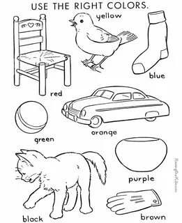 Colors worksheets for kids