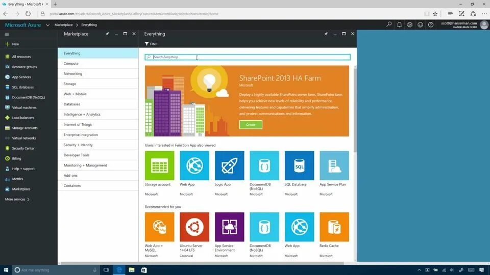 Azure portal. Azure Интерфейс. Microsoft Azure Интерфейс. Веб приложение Microsoft.