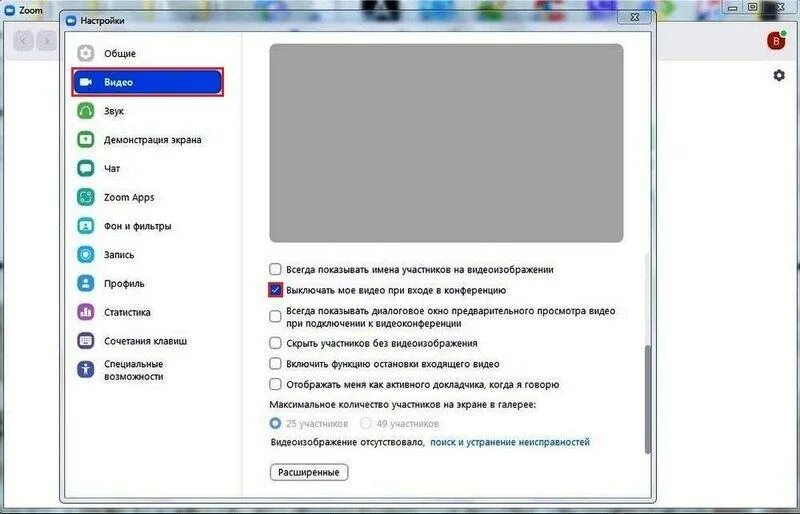 Почему не работает камера в зуме. Не работает камера в зум. как включить камеру в зуме. камера в зум не включается. зум не видит камеру.