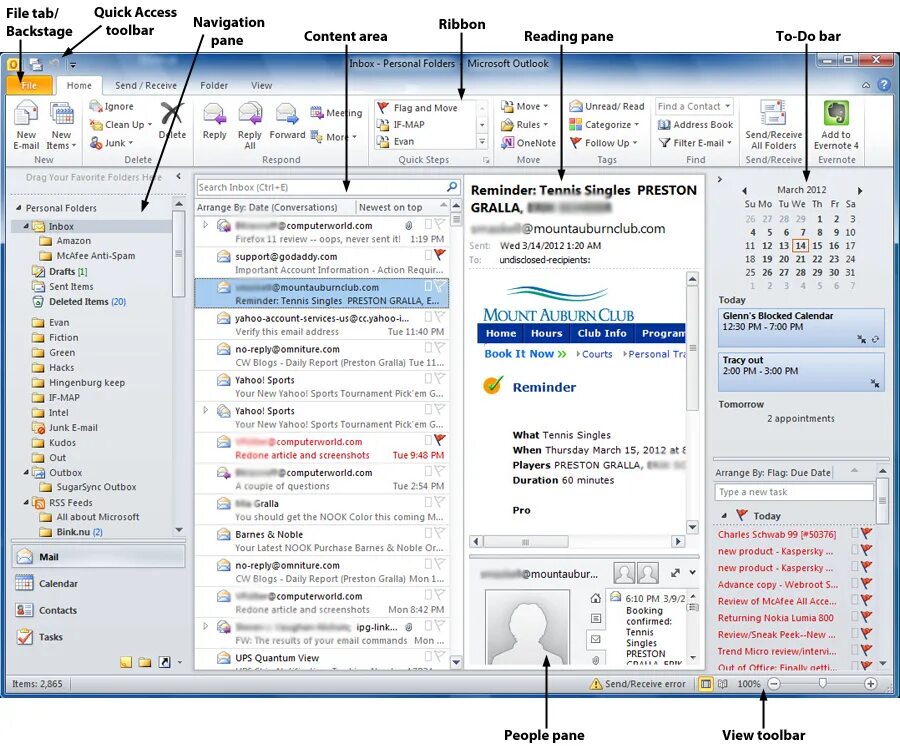 Интерфейс аутлук 2010. MS Outlook Интерфейс. Майкрософт аутлук Интерфейс. Программа аутлук Интерфейс.