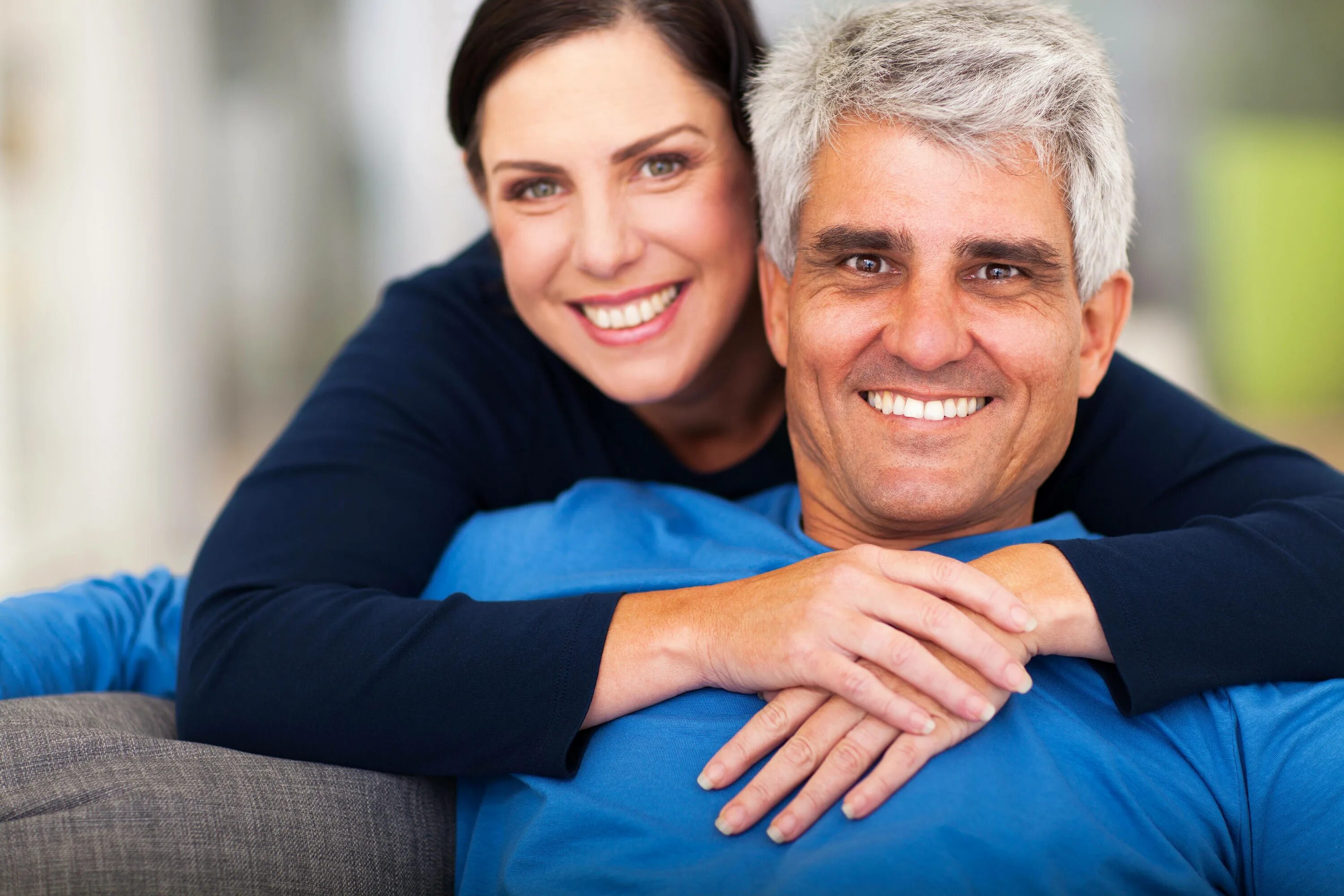 Older woman and younger man