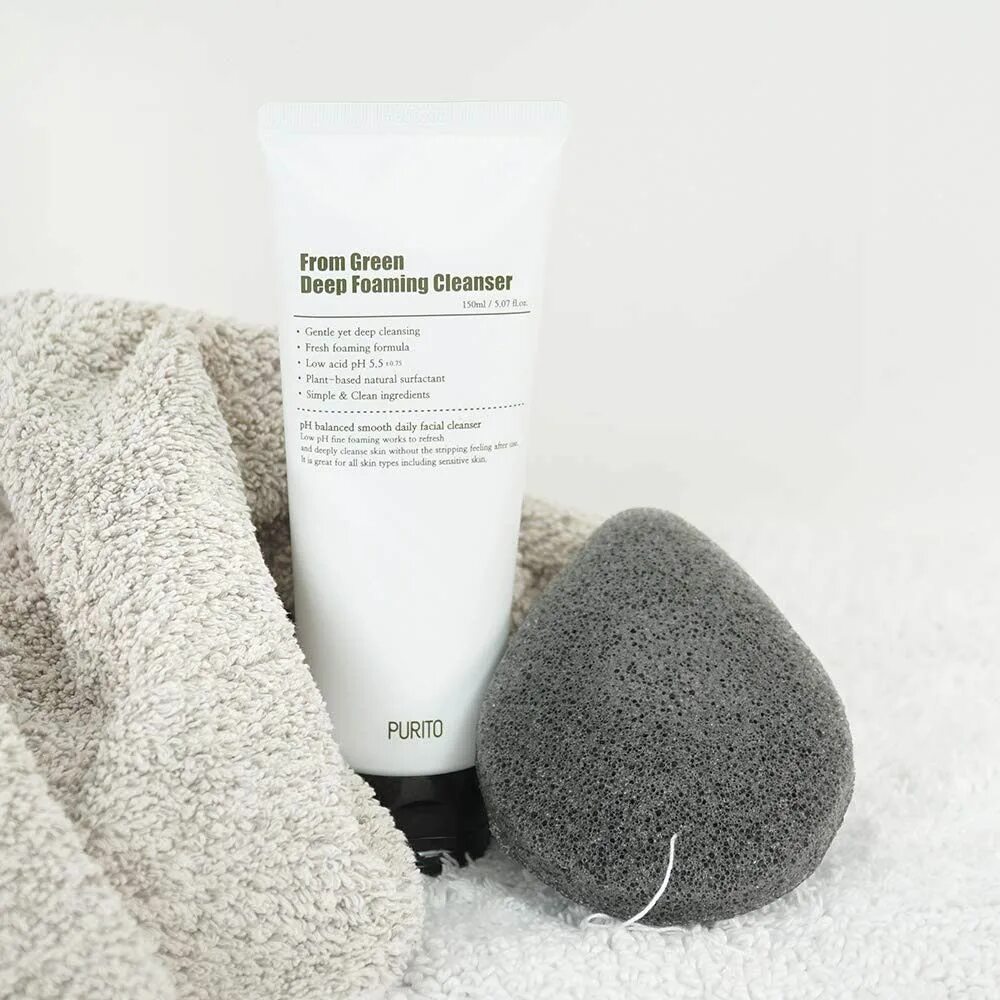 Deep cleanser foam. Purito from Green Deep Foaming Cleanser 30ml. Слабокислотная пенка с центеллой и зеленым чаем Purito from Green Deep Foaming Cleanser. Мягкая глубокоочищающая пенка Purito from Green Deep Foaming Cleanser. Purito Green Deep пенка для умывания.