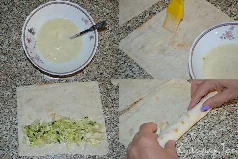 Лаваш фарш капуста