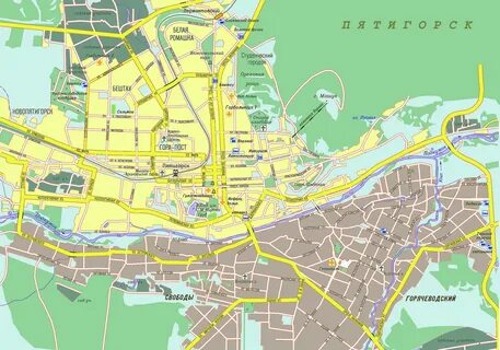 Пятигорск карты проложить маршрут