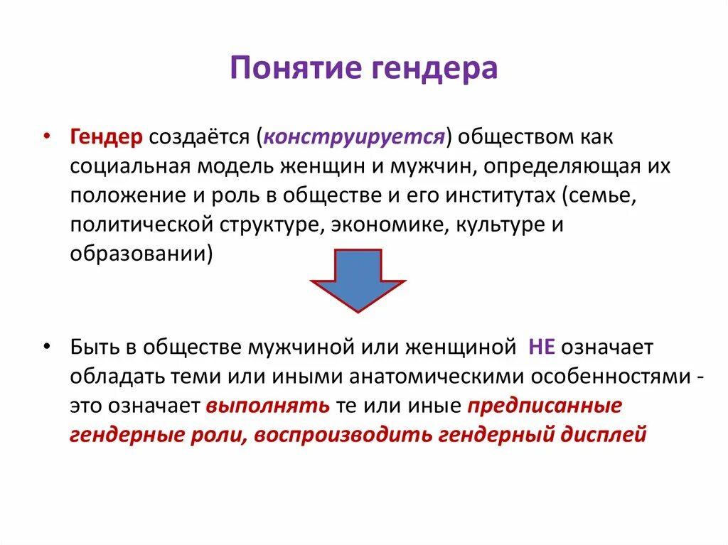 Что такое гендерный