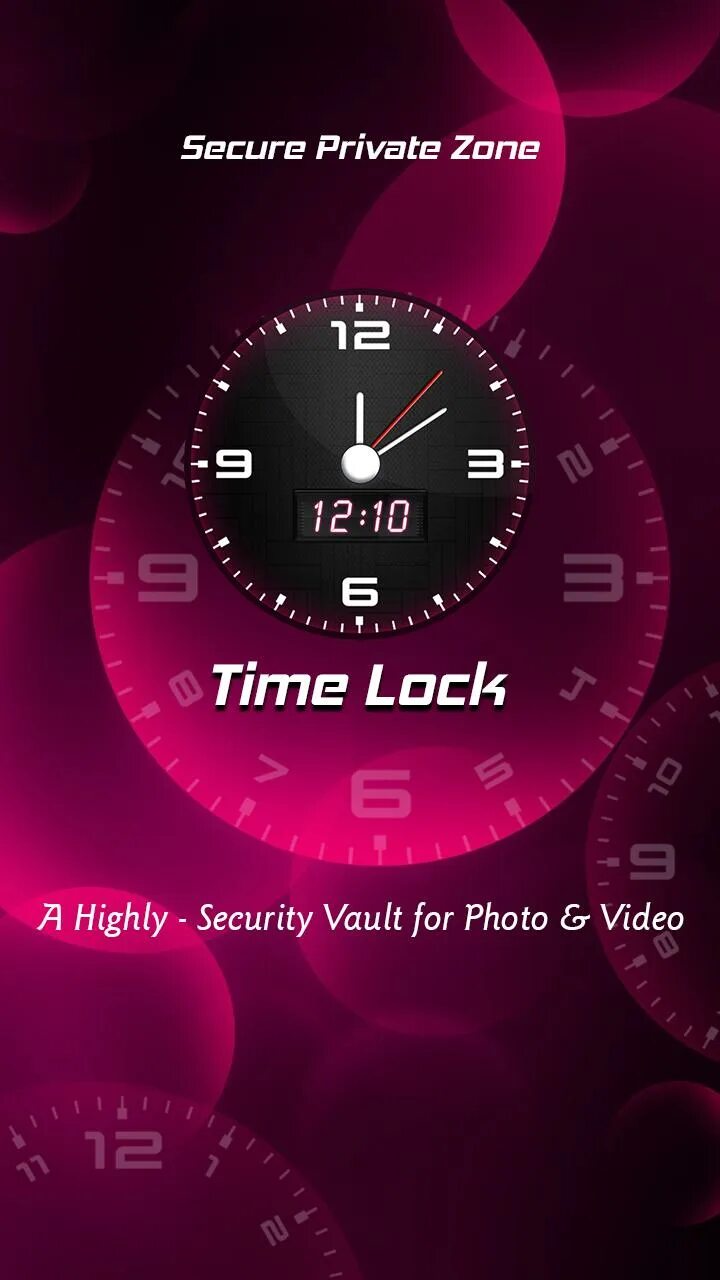 Time Vault. Аналоговые часы на экран блокировки. Timer Lock. Time Lock.