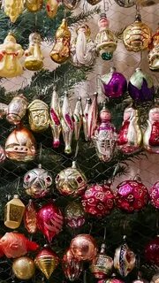 Советские новогодние игрушки на елку
