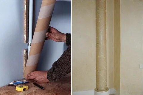 Как задекорировать стояк